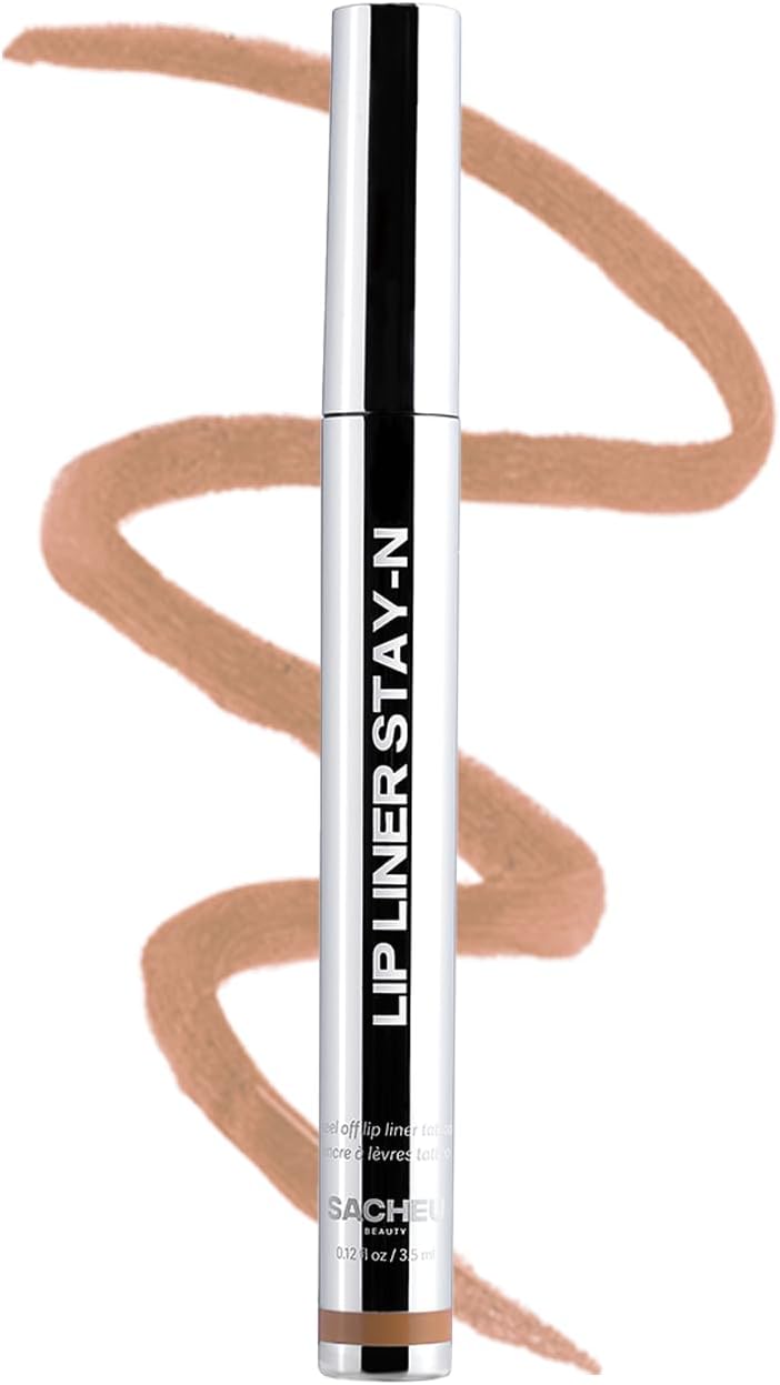 Sacheu Lip Liner Peel Off Lip Stain with Hyaluronic Acid & Vitamin E for All Skin Types, Vegan & Cruelty-Free