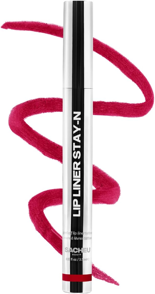 Sacheu Lip Liner Peel Off Lip Stain with Hyaluronic Acid & Vitamin E for All Skin Types, Vegan & Cruelty-Free