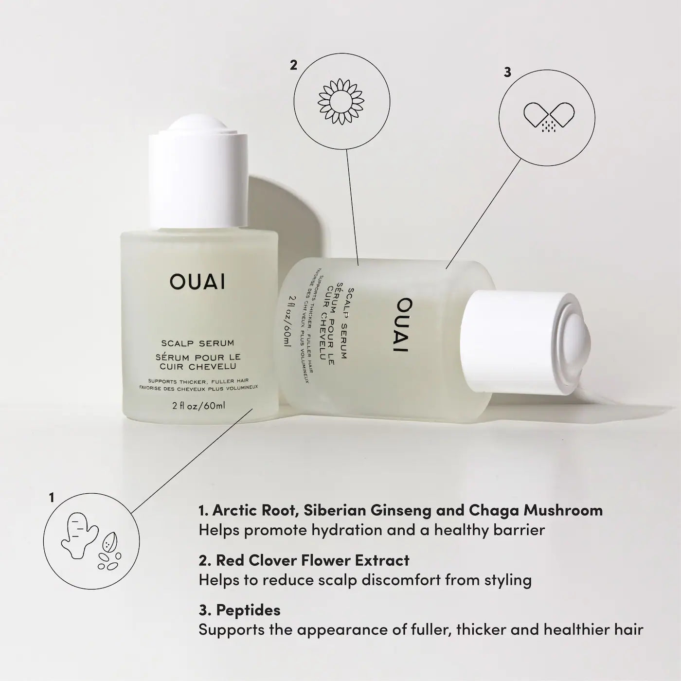 OUAI Hydrating Scalp Serum for Healthy, Fuller Looking Hair