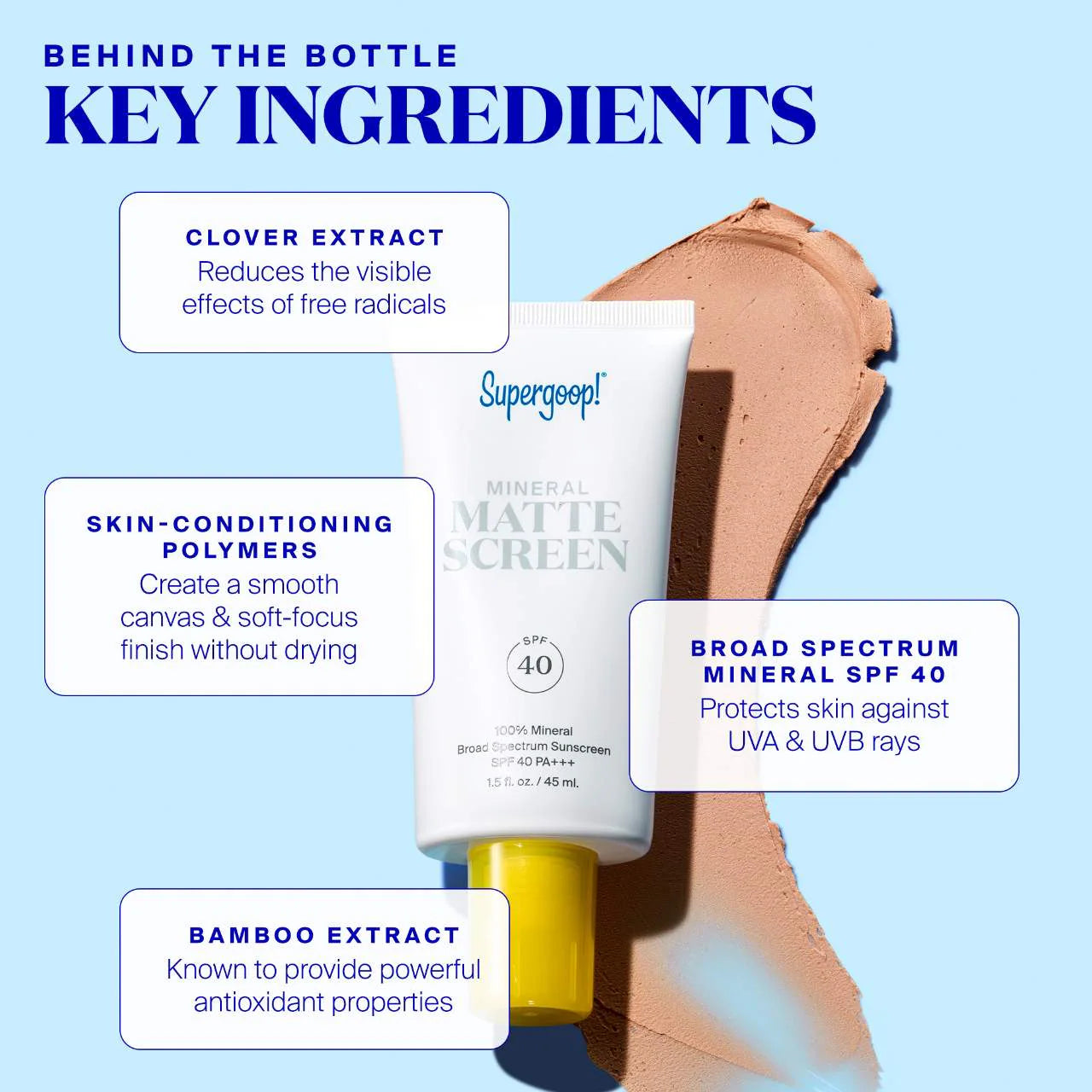 Supergoop! Mineral Mattescreen Sunscreen SPF 40