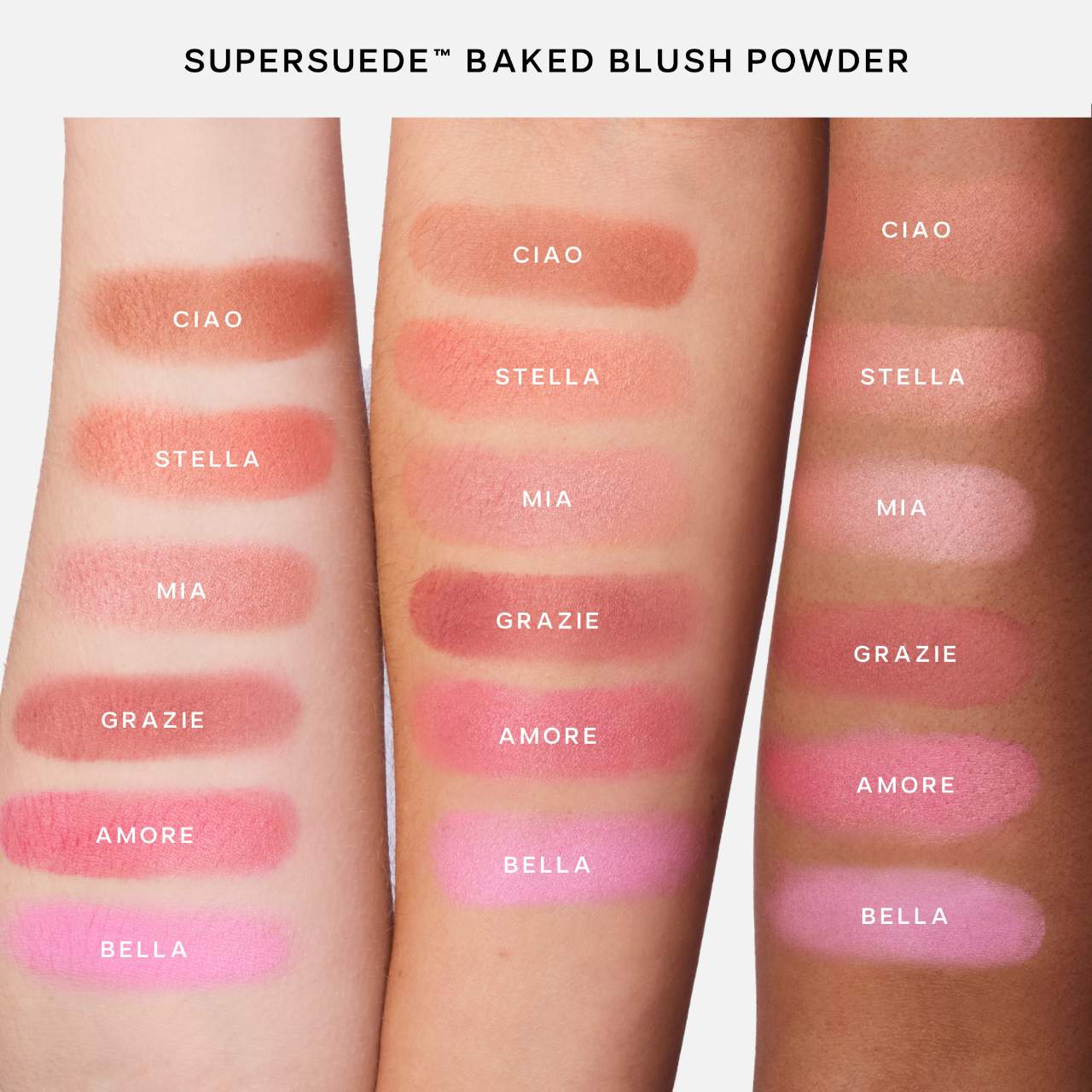 Saie SuperSuede Talc-Free Powder Blush