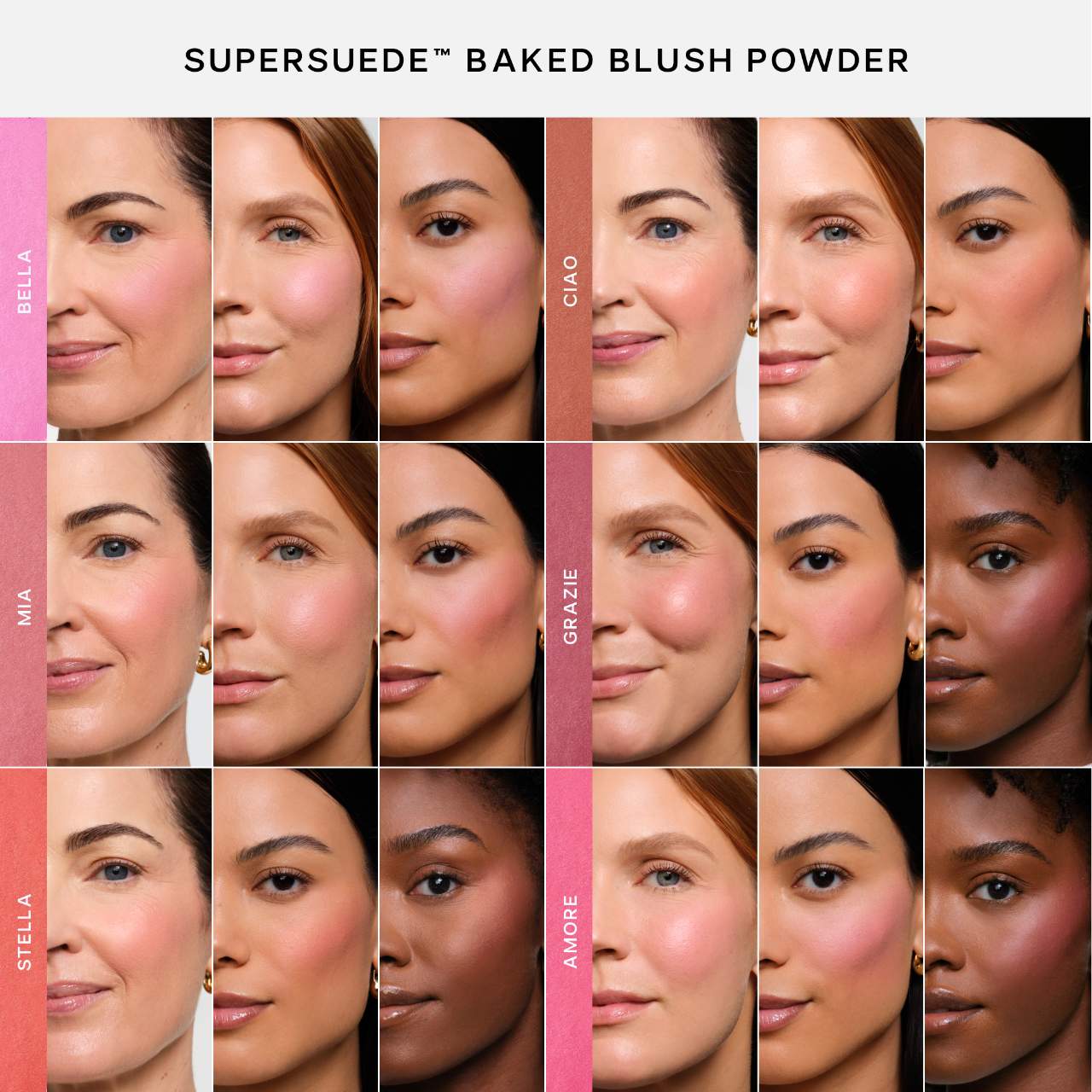 Saie SuperSuede Talc-Free Powder Blush