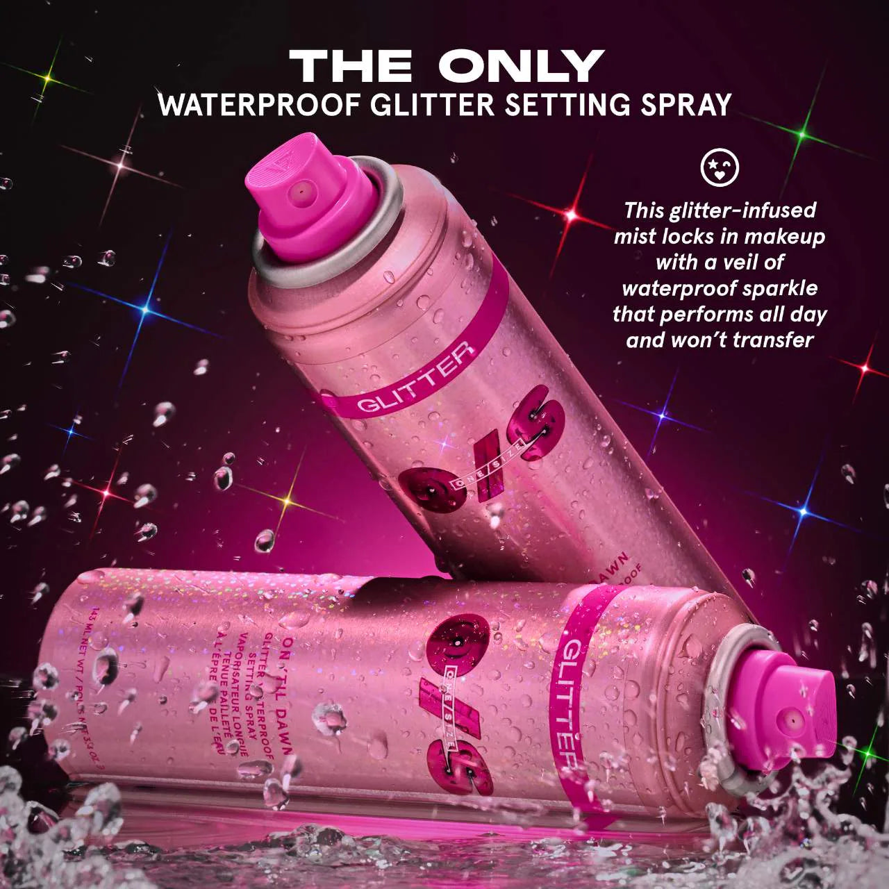 ONE/SIZE by Patrick Starrr On 'Til Dawn Glitter Waterproof Setting Spray