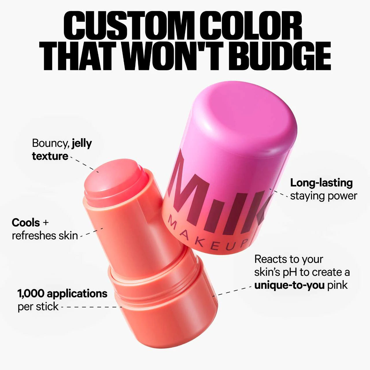 MILK MAKEUP Cooling Water Jelly Tint Lip + Cheek Blush Stain