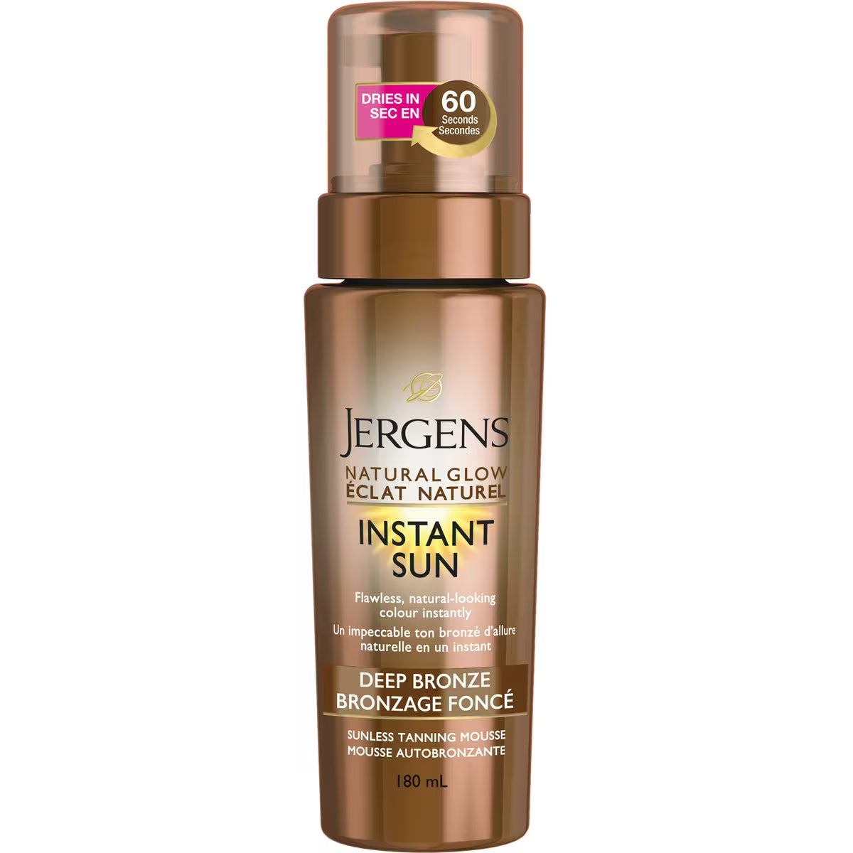 Jergens Natural Glow Instant Sun Sunless Tanning Mousse
