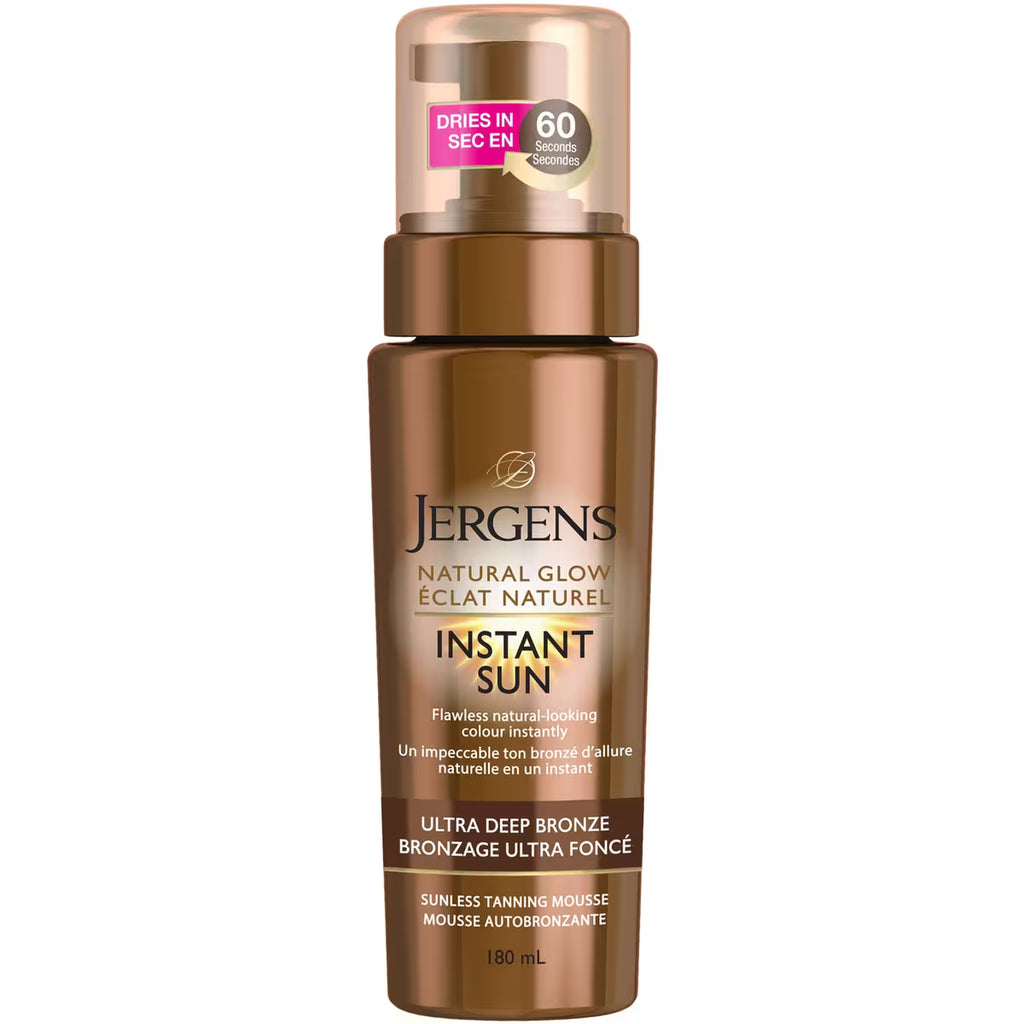 Jergens Natural Glow Instant Sun Sunless Tanning Mousse