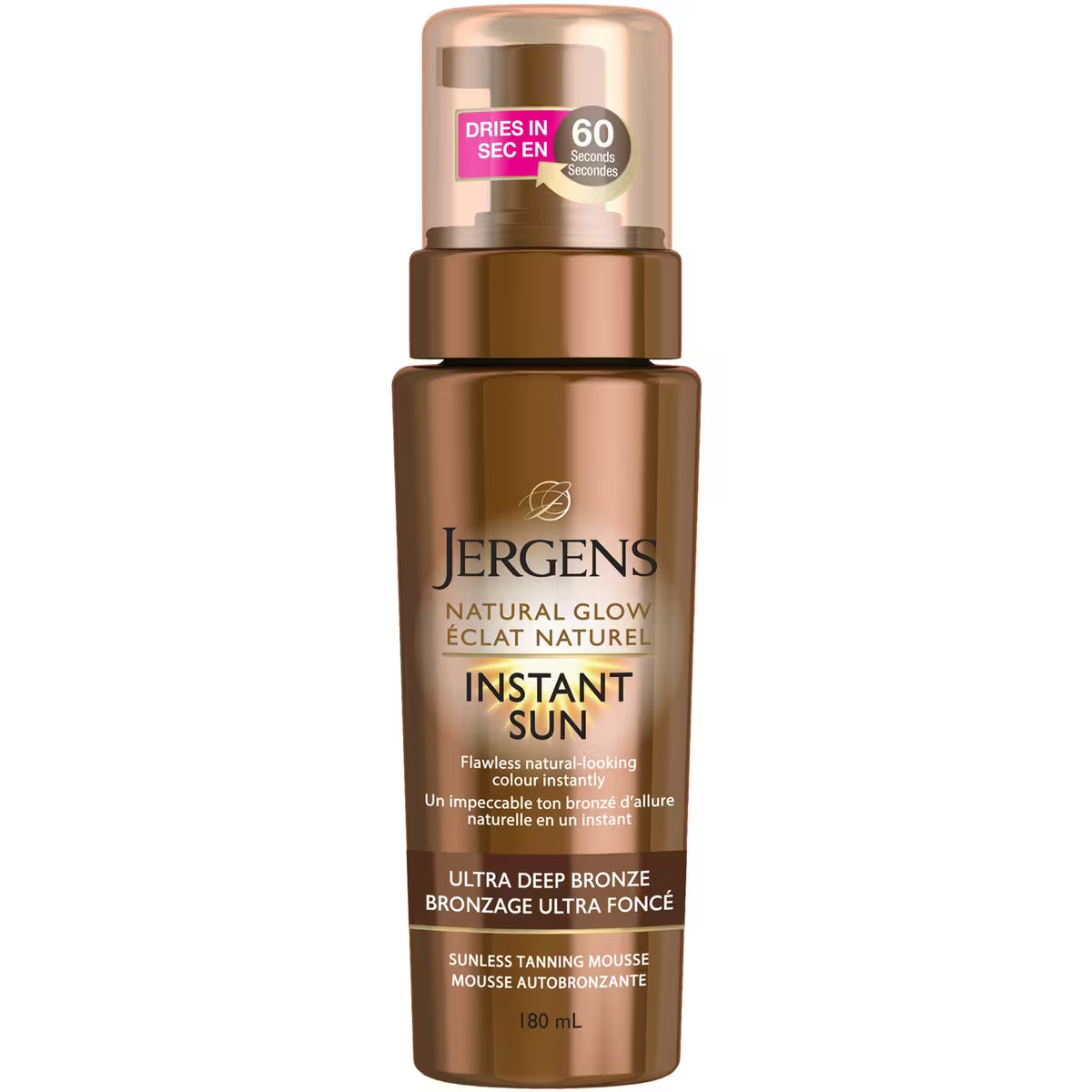 Jergens Natural Glow Instant Sun Sunless Tanning Mousse