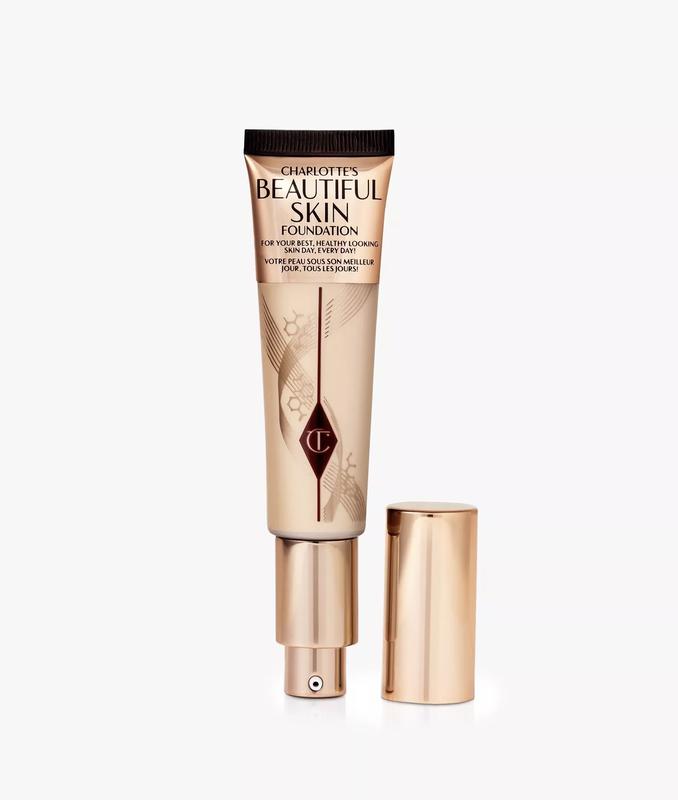 Tečni puder srednjeg prekrivača s hijaluronskom kiselinom Charlotte Tilbury Beautiful Skin