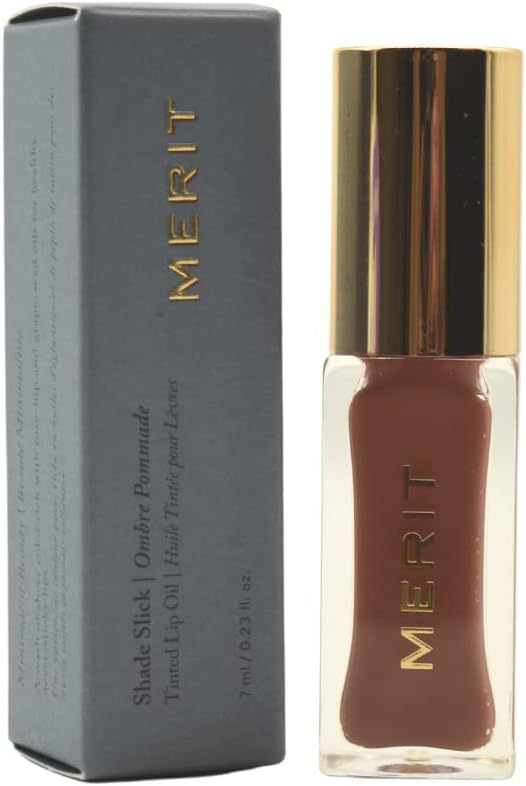 Aceite labial hidratante con color MERIT Shade Slick