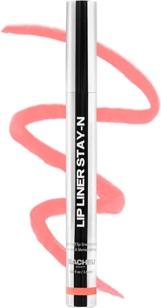 Sacheu Lip Liner Peel Off Lip Stain with Hyaluronic Acid & Vitamin E for All Skin Types, Vegan & Cruelty-Free