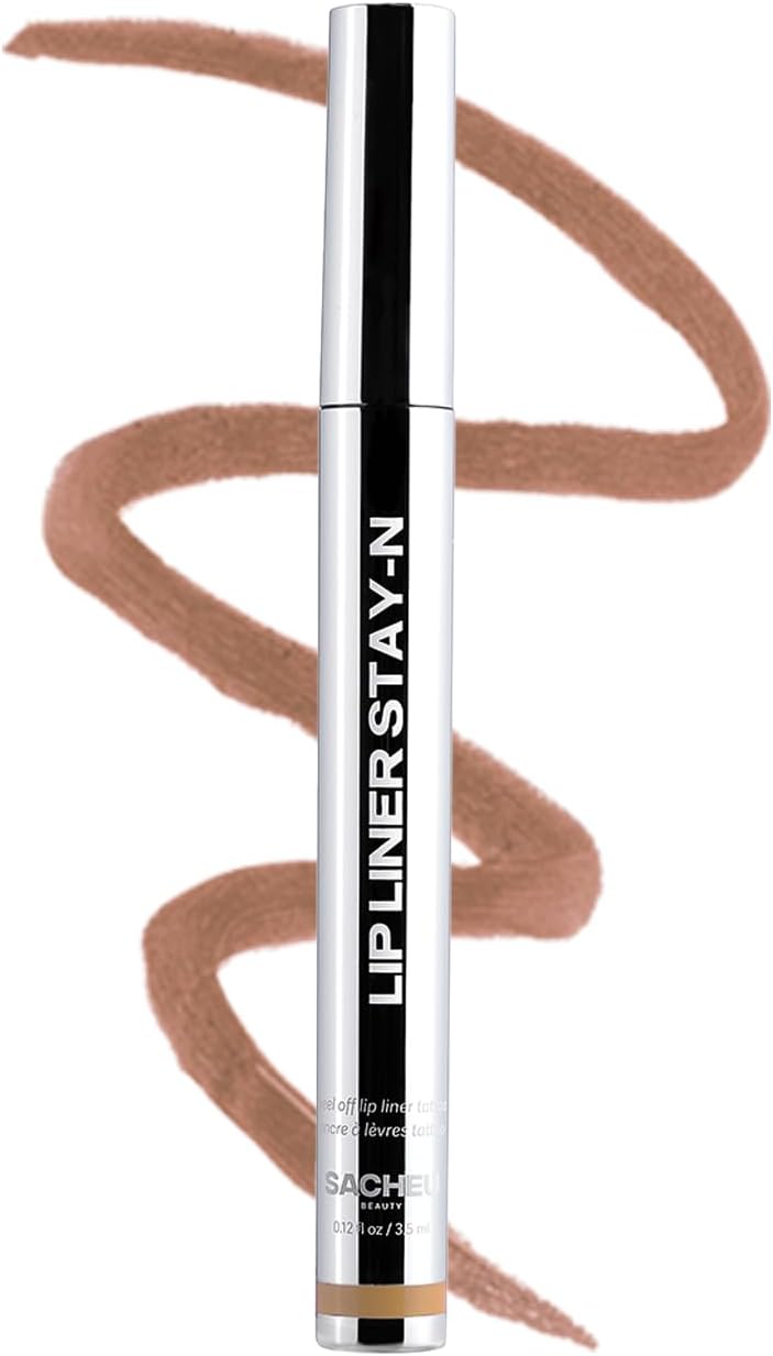 Sacheu Lip Liner Peel Off Lip Stain with Hyaluronic Acid & Vitamin E for All Skin Types, Vegan & Cruelty-Free