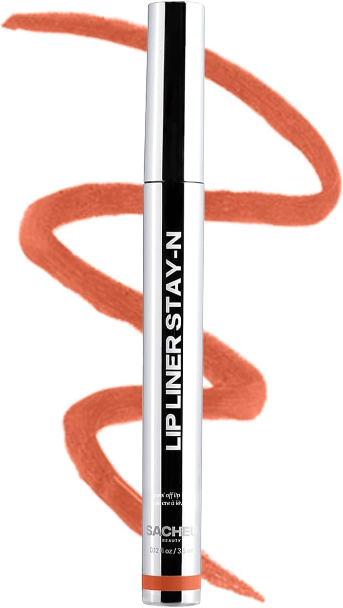 Sacheu Lip Liner Peel Off Lip Stain with Hyaluronic Acid & Vitamin E for All Skin Types, Vegan & Cruelty-Free