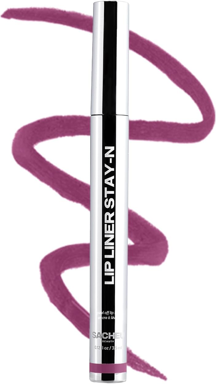 Sacheu Lip Liner Peel Off Lip Stain with Hyaluronic Acid & Vitamin E for All Skin Types, Vegan & Cruelty-Free