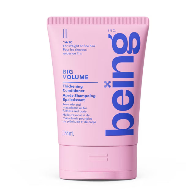 being BIG VOLUME THICKENING Conditioner with Avocado and Macadamia Oil 354mL