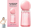 Collagen Peptide Jelly Serum Mist - Hydrating Face Spray with Hyaluronic Acid, Lightweight Sprayable Gel for Dewy Glow, Suitable for All Skin Types
