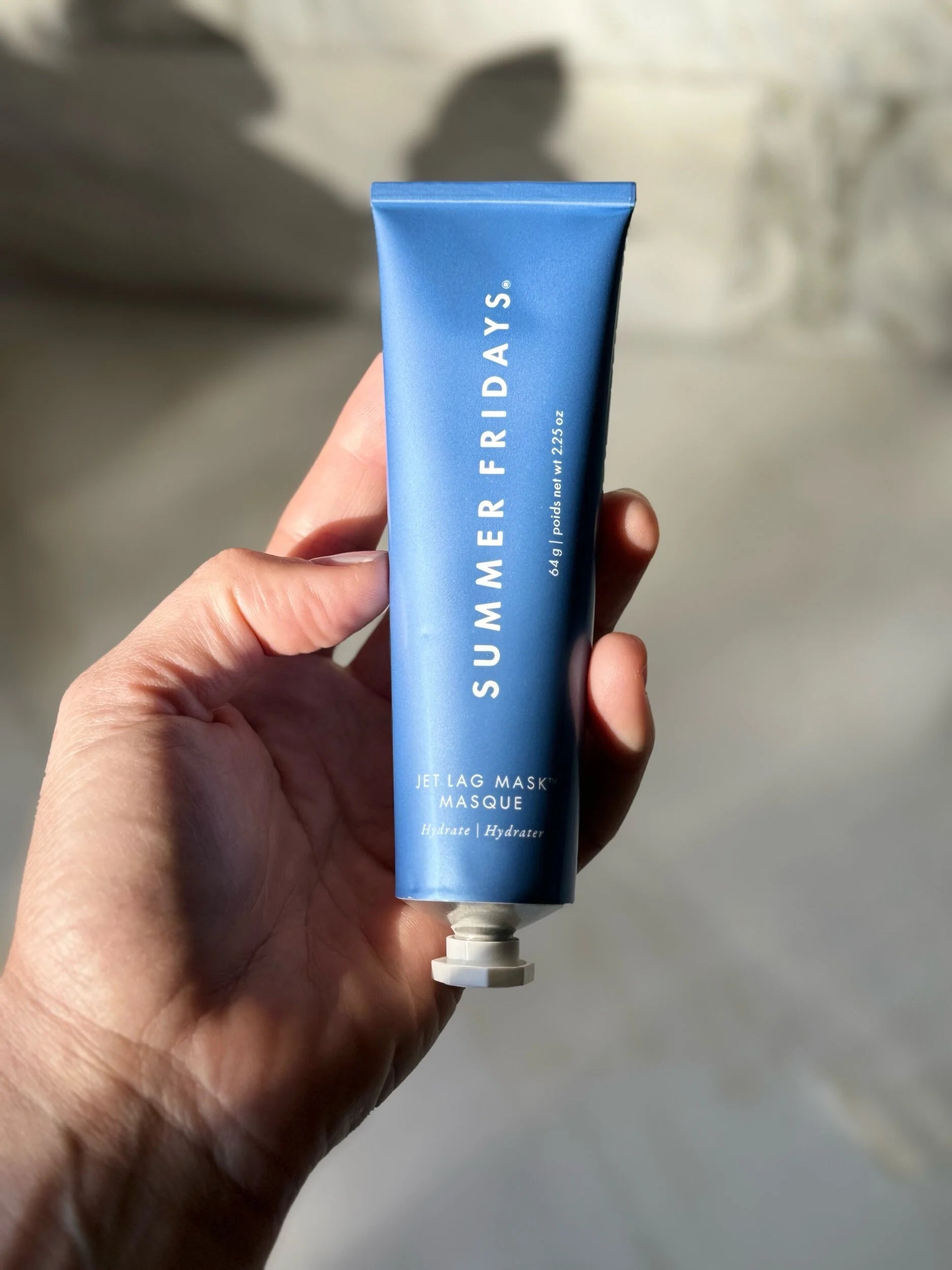 Ljetni petci maska ​​za Jet Lag + hidratantna krema