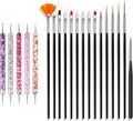 Nail Art Brushes Set, 20pcs