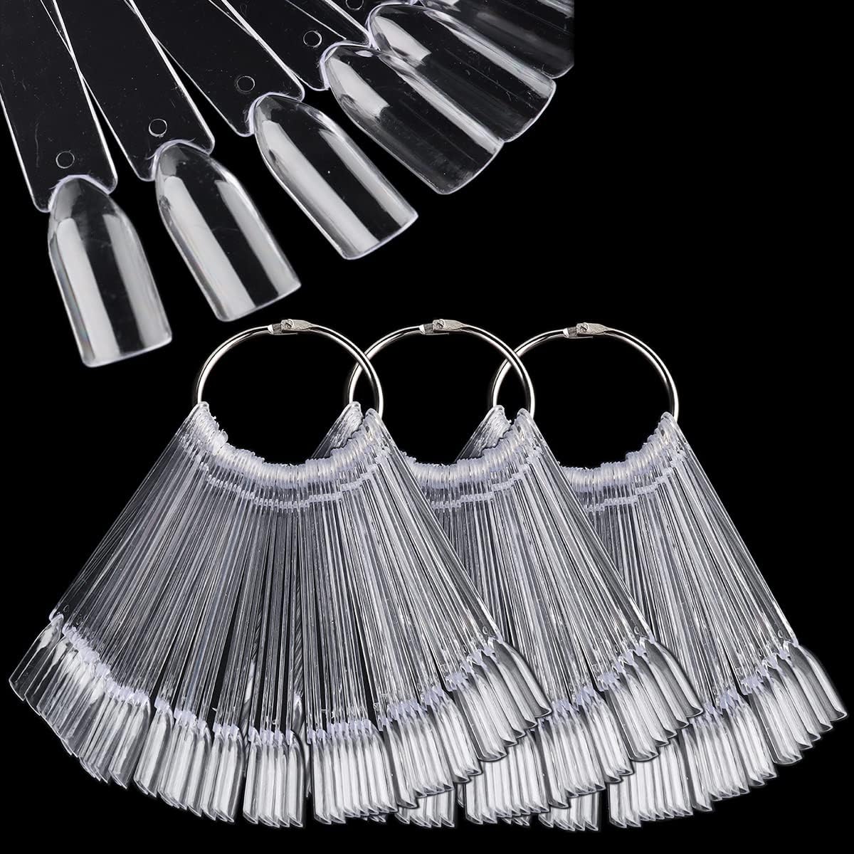 Clear Swatch Sticks With Ring, 150pcs