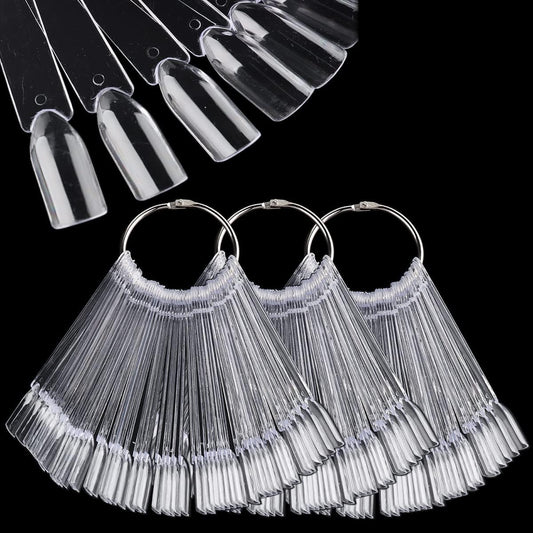 Clear Swatch Sticks With Ring, 150pcs