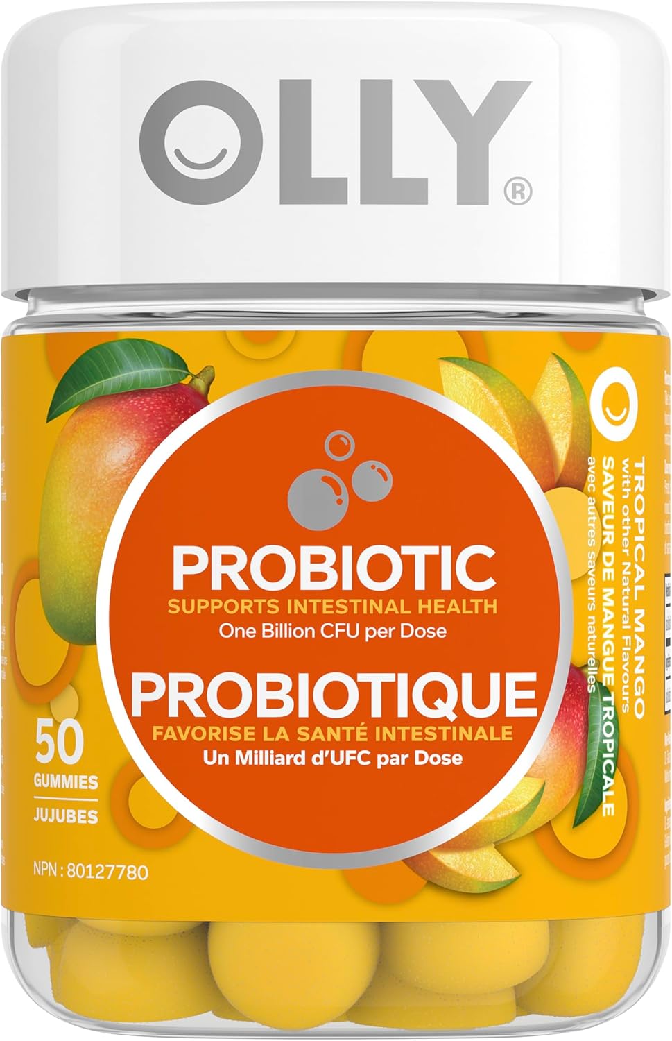 OLLY Probiotic Supplement Mango