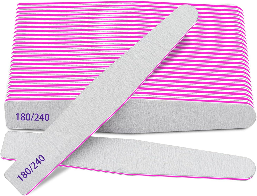 Professional Nail Files Grit, 12pcs
