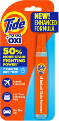 Tide To Go Instant Stain Remover, Tide Pen Stain Remover for Clothes, Instant Stain Remover Pen & Spot Cleaner, Portable & Travel-Friendly, Works on Food & Drink Stains, 1 Count Pack