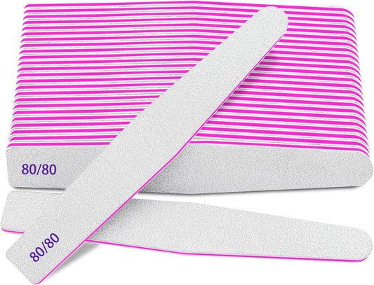 Professional Nail Files Grit, 12pcs