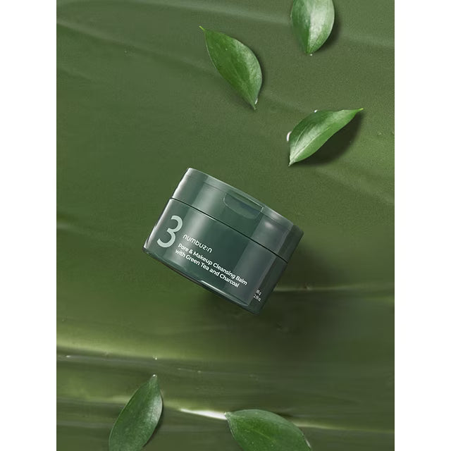 numbuzin No.3 Pore & Makeup Cleansing Balm with Green Tea and Charcoal 85g