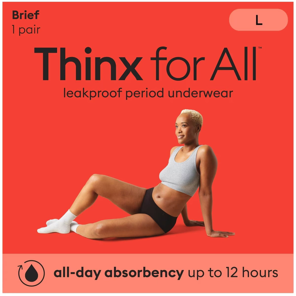 Thinx for All Women's Everyday Comfort Brief Leakproof Period Underwear
