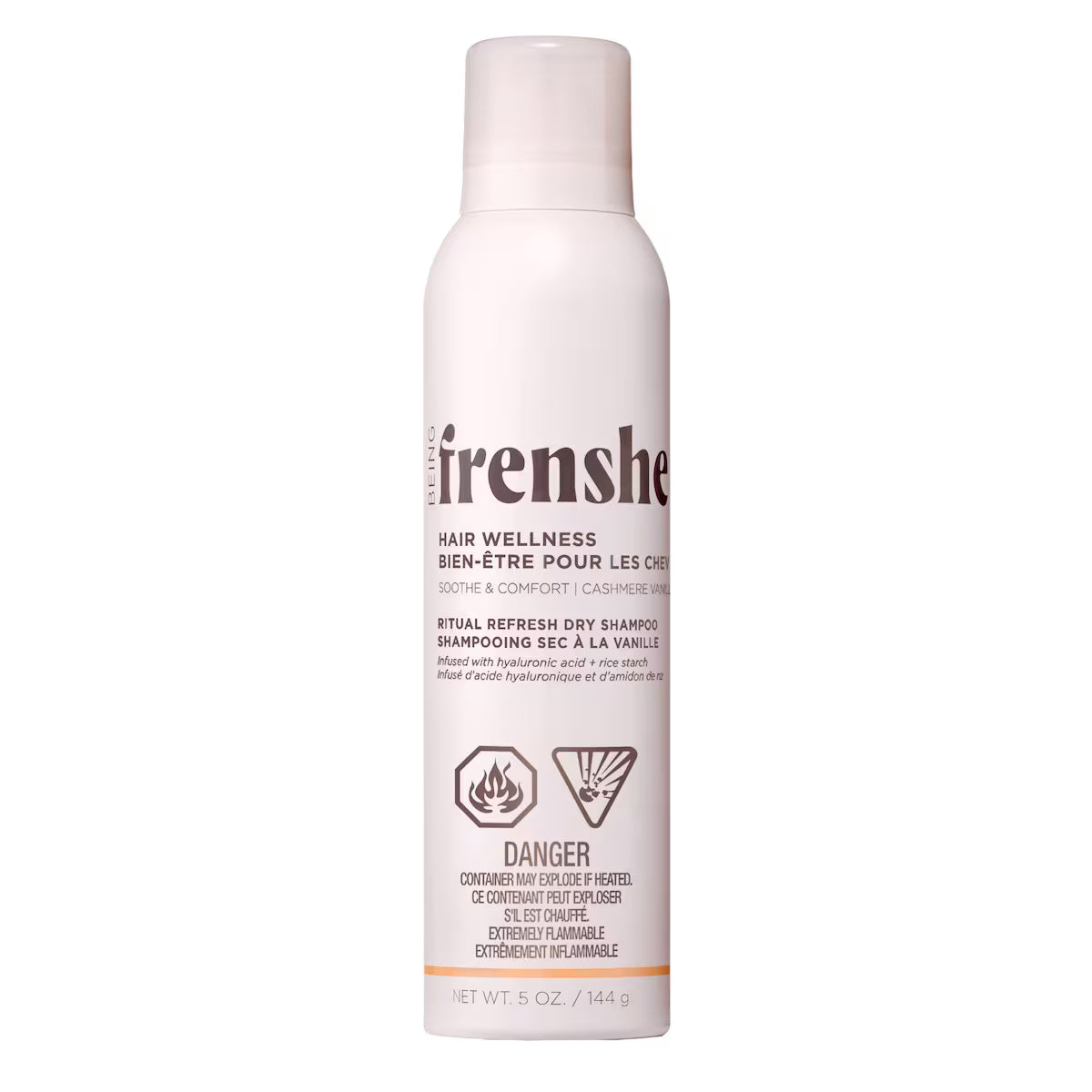 Being Frenshe Soothe & Comfort, Cashmere Vanilla, Ritual Refresh Dry Shampoo
