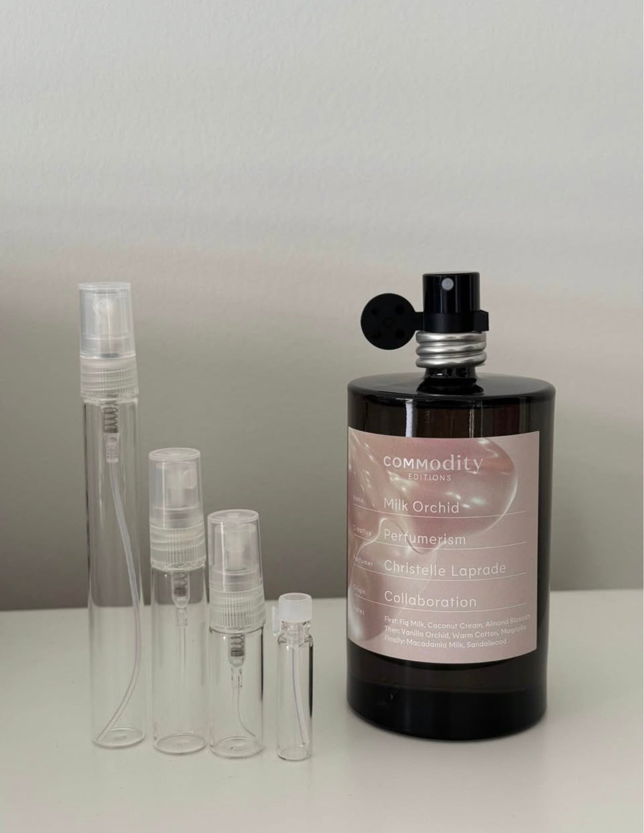 Commodity x Perfumerism Milk Orchid Decants