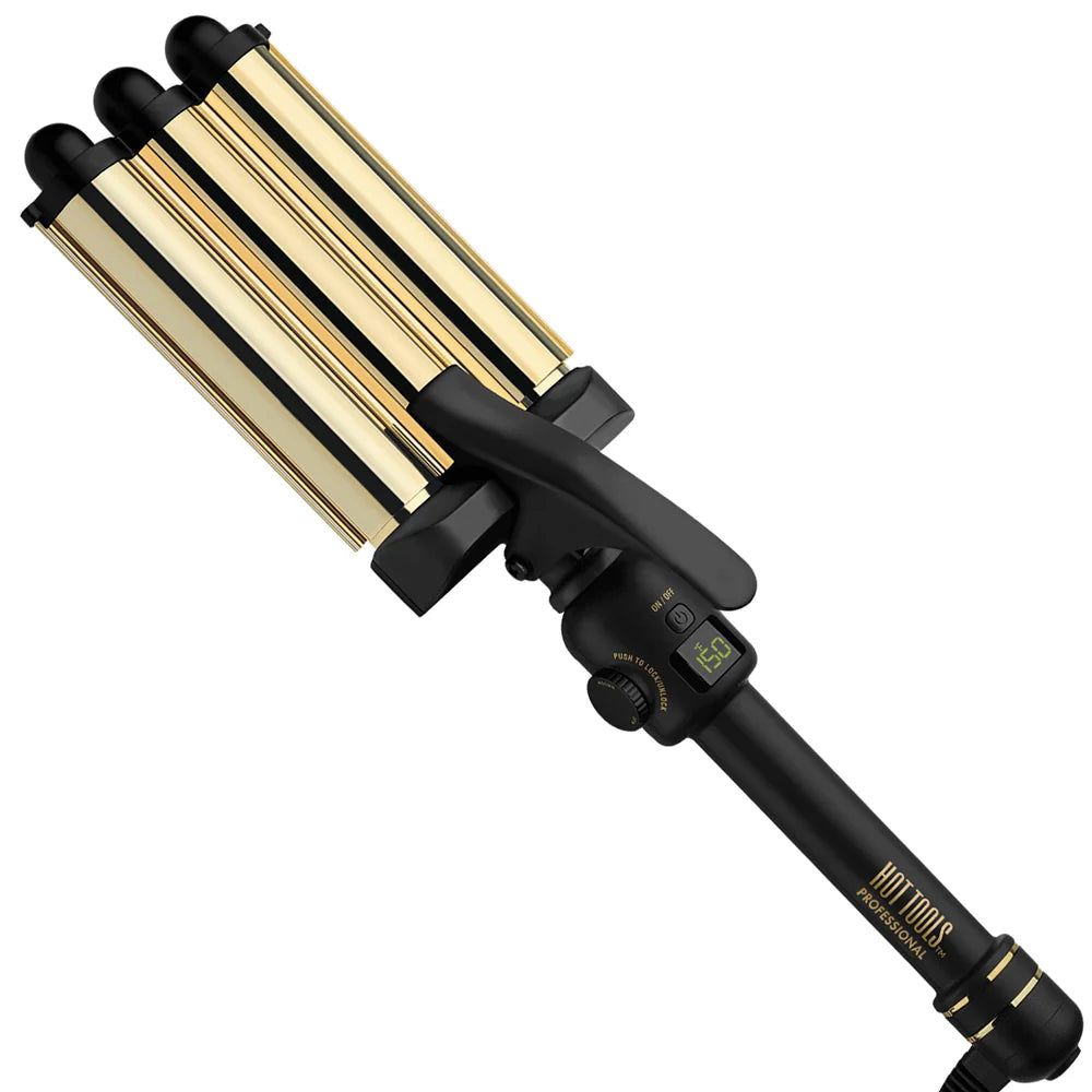 HOT TOOLS 24K Triple Barrel Waver