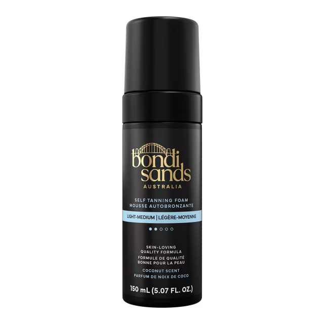 Bondi Sands Self Tanning Foam, Enriched with Aloe Vera and Coconut, Streak-Free Tan, 150 mL