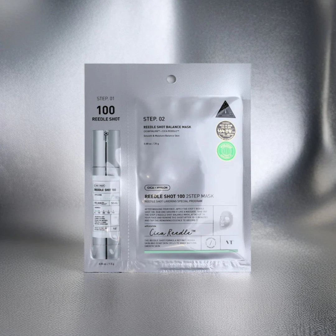VT Cosmetics Mild Reedle Shot 100 2-Step Mask 1pc