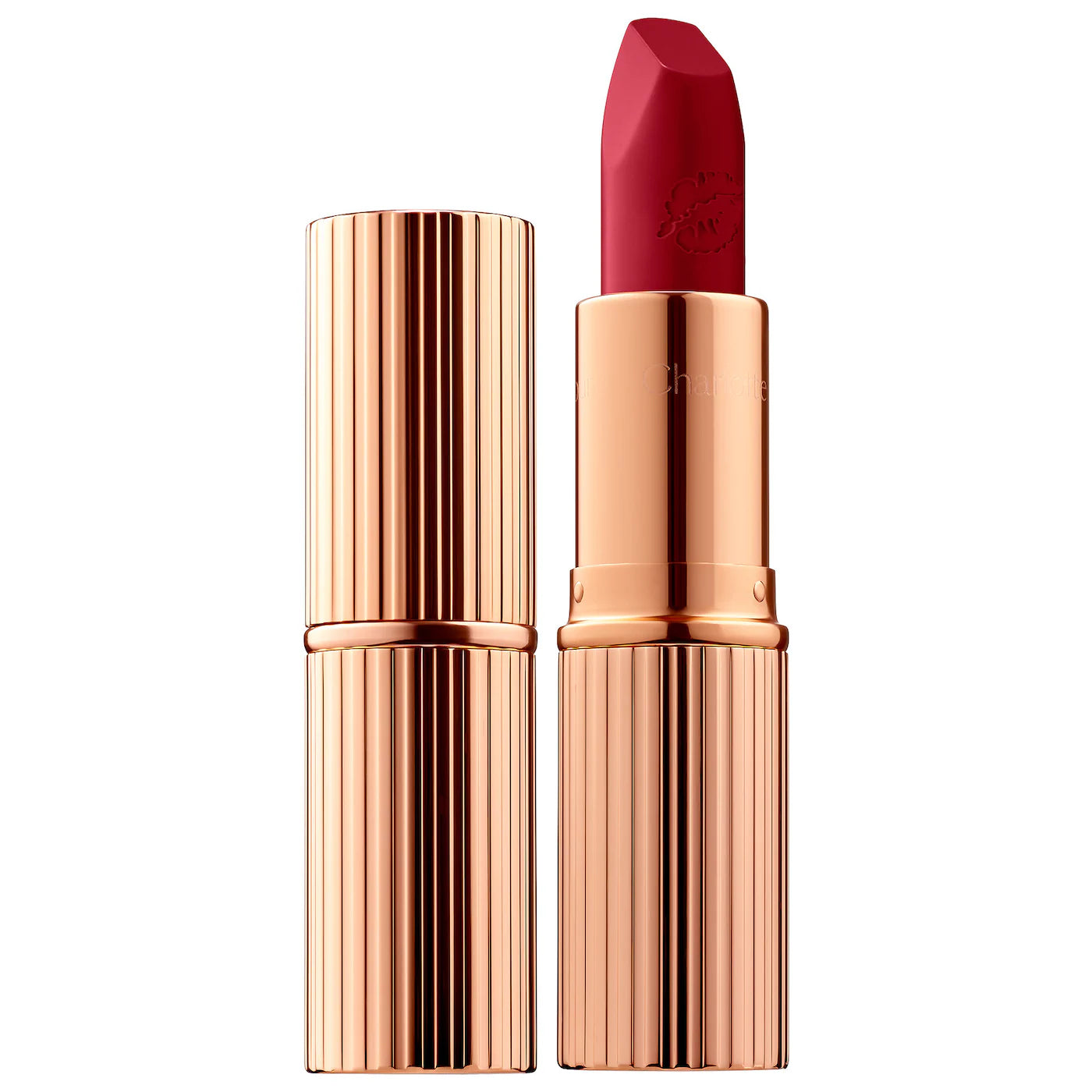 Karmin sa satenskim sjajem za usne Charlotte Tilbury KISSING