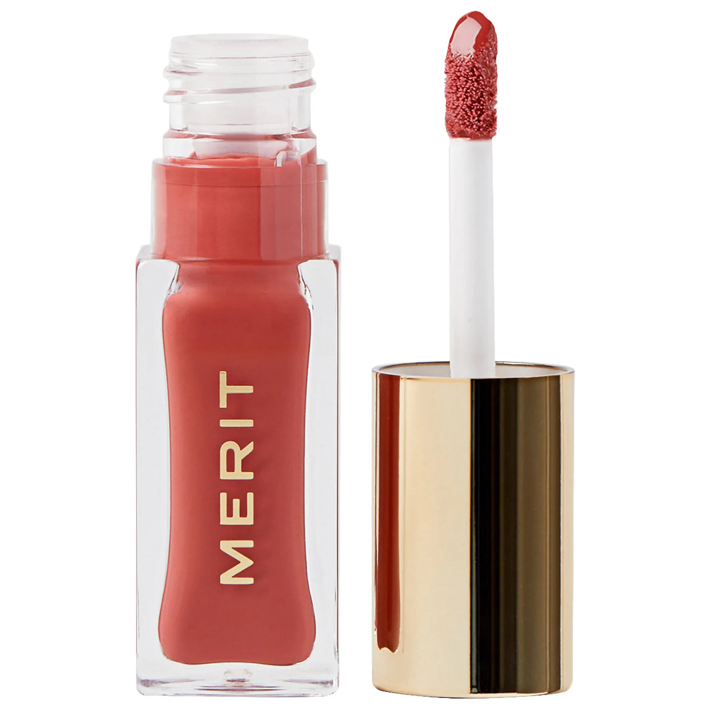 Aceite labial hidratante con color MERIT Shade Slick