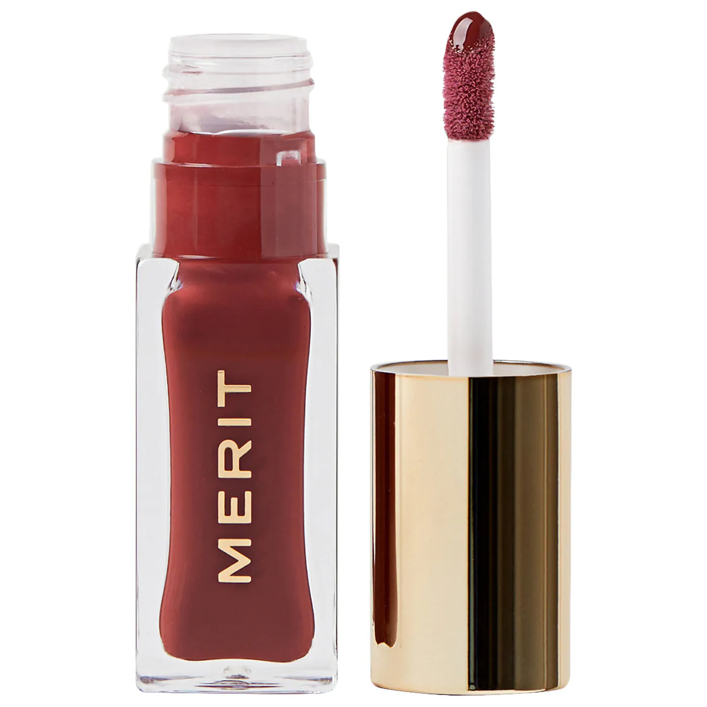 Aceite labial hidratante con color MERIT Shade Slick