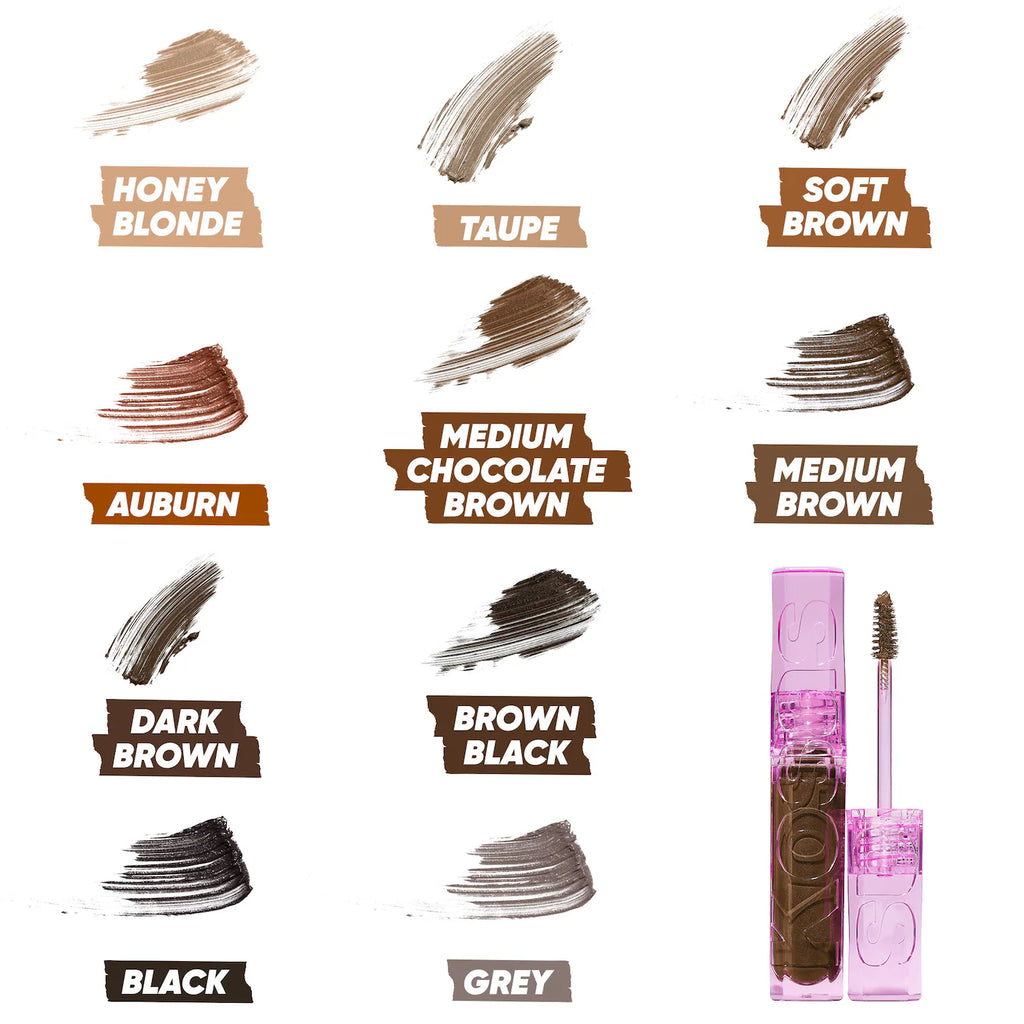 Kosas Air Brow Tinted Clean gel za volumen obrva