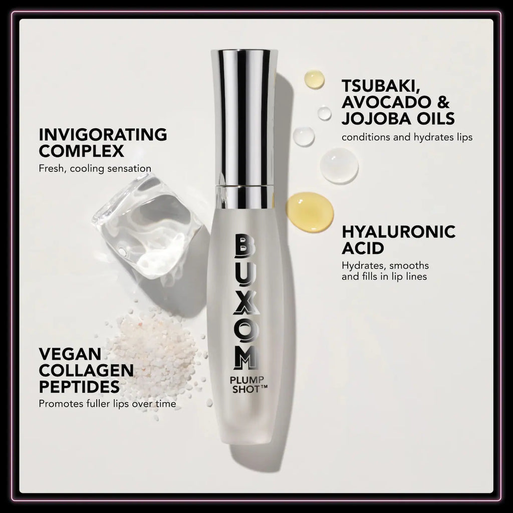 Suero voluminizador de labios con colágeno Buxom Plump Shot