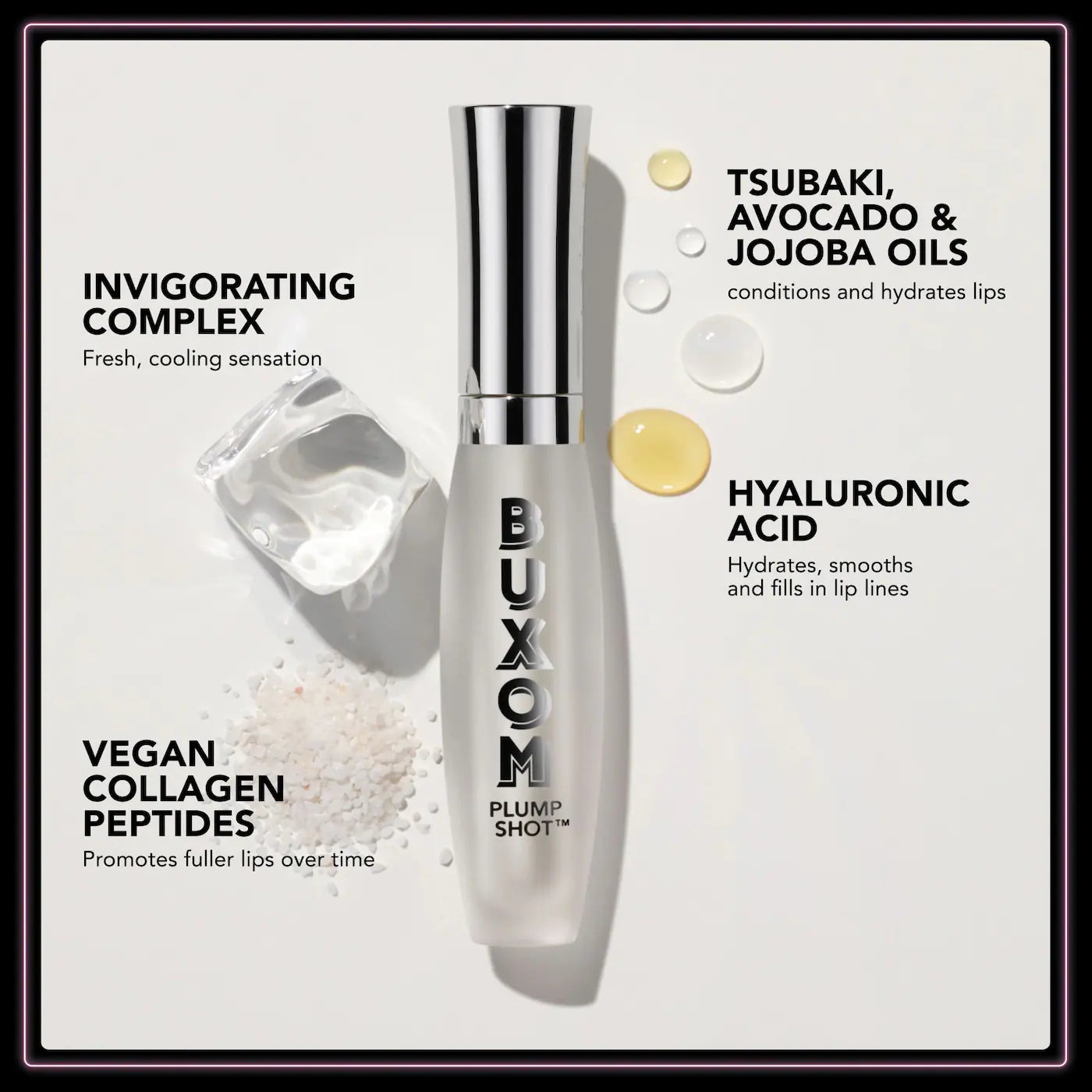 Suero voluminizador de labios con colágeno Buxom Plump Shot