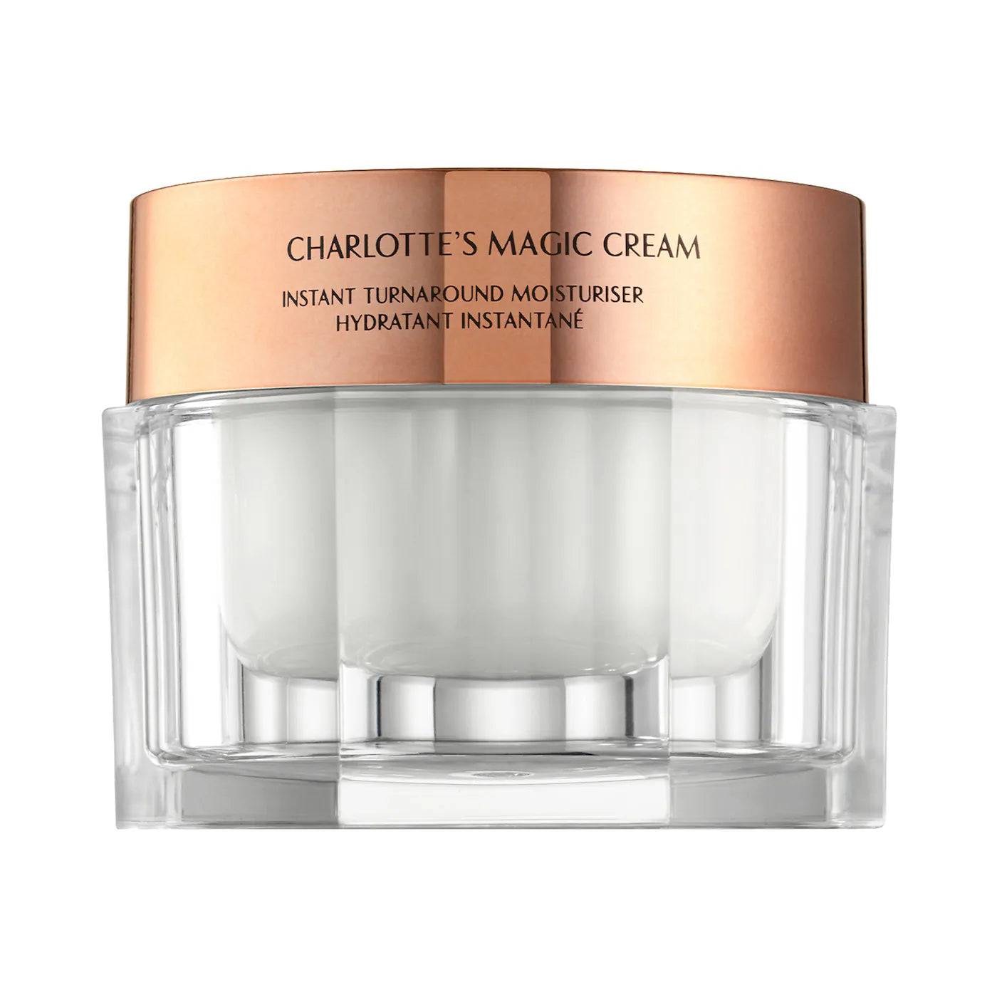 Crema hidratante antiedad Charlotte Tilbury Magic Cream con ácido hialurónico 