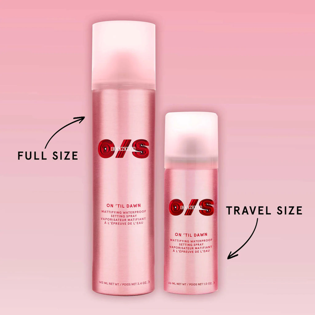 ONE/SIZE by Patrick Starrr On 'Til Dawn matirajući vodootporni sprej za fiksiranje tena