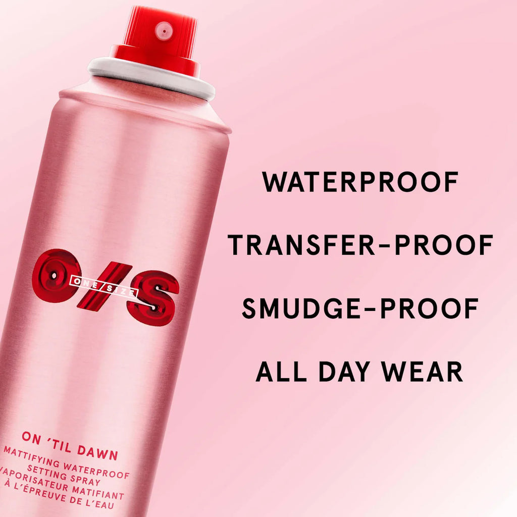 ONE/SIZE by Patrick Starrr On 'Til Dawn matirajući vodootporni sprej za fiksiranje tena