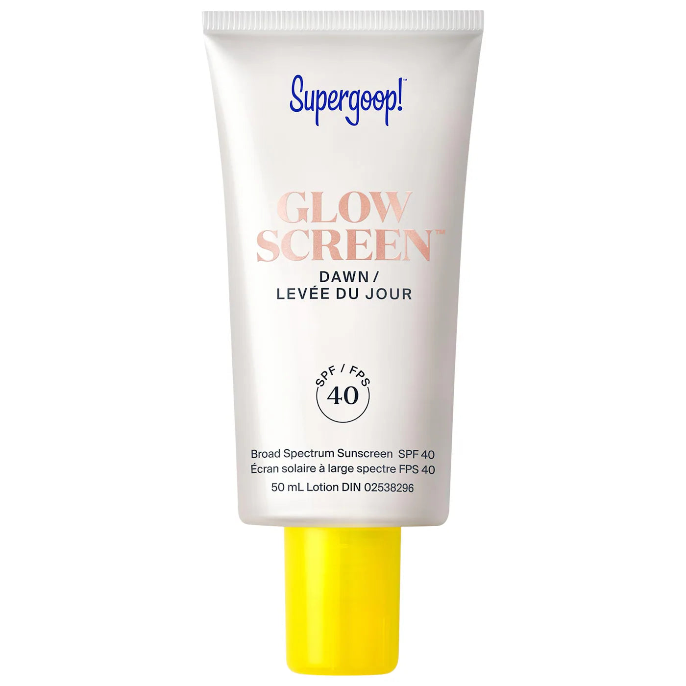 Protector solar facial Supergoop! Glowscreen FPS 40 con ácido hialurónico y niacinamida