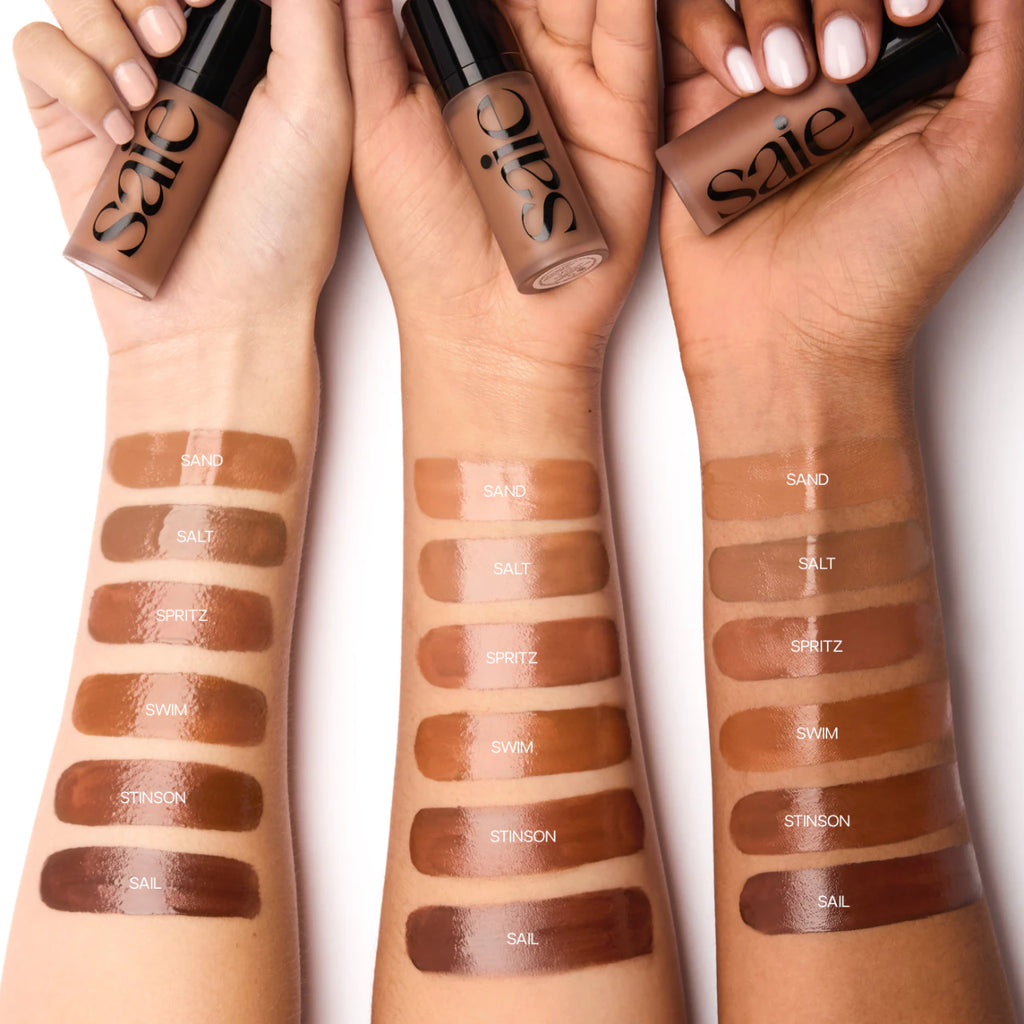 Saie Dew Bronze Soft-Focus Sculpting tekući bronzer