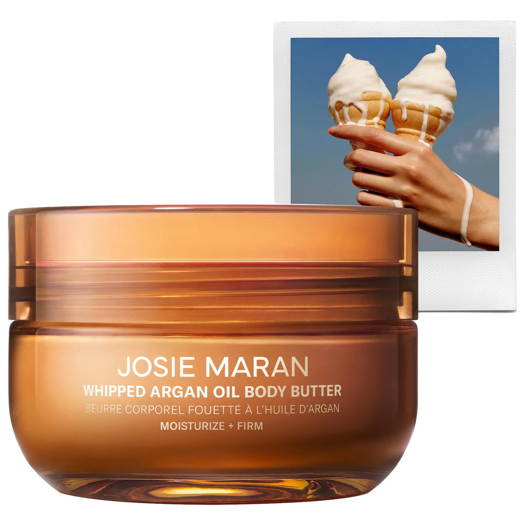 Manteca corporal reafirmante con aceite de argán batido de Josie Maran