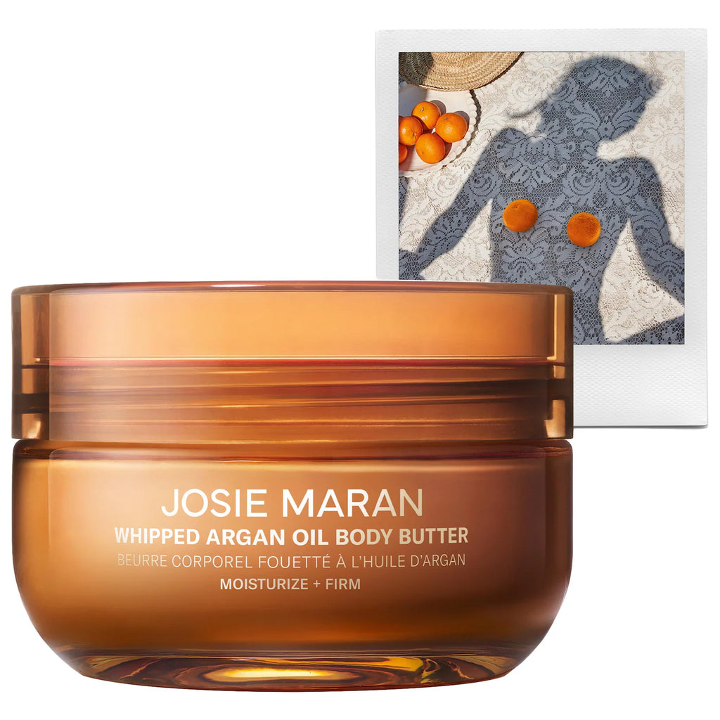 Manteca corporal reafirmante con aceite de argán batido de Josie Maran