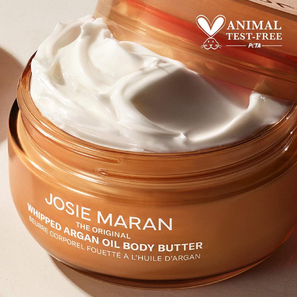 Manteca corporal reafirmante con aceite de argán batido de Josie Maran