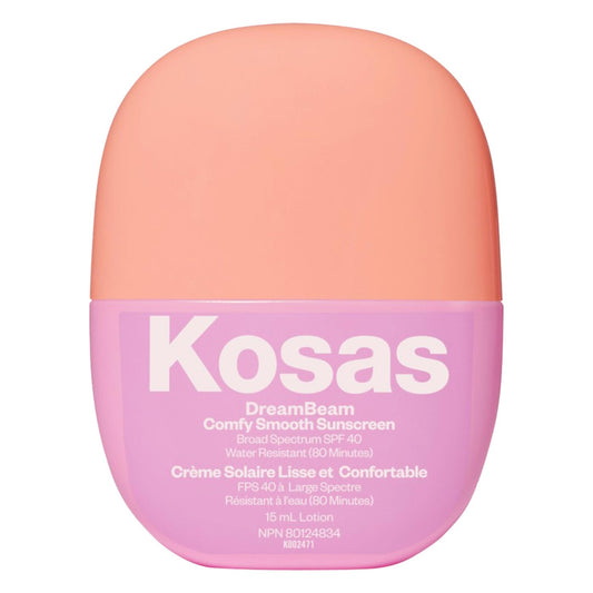 Kosas DreamBeam Silicone-Free Mineral Sunscreen SPF 40 with Ceramides and Peptides