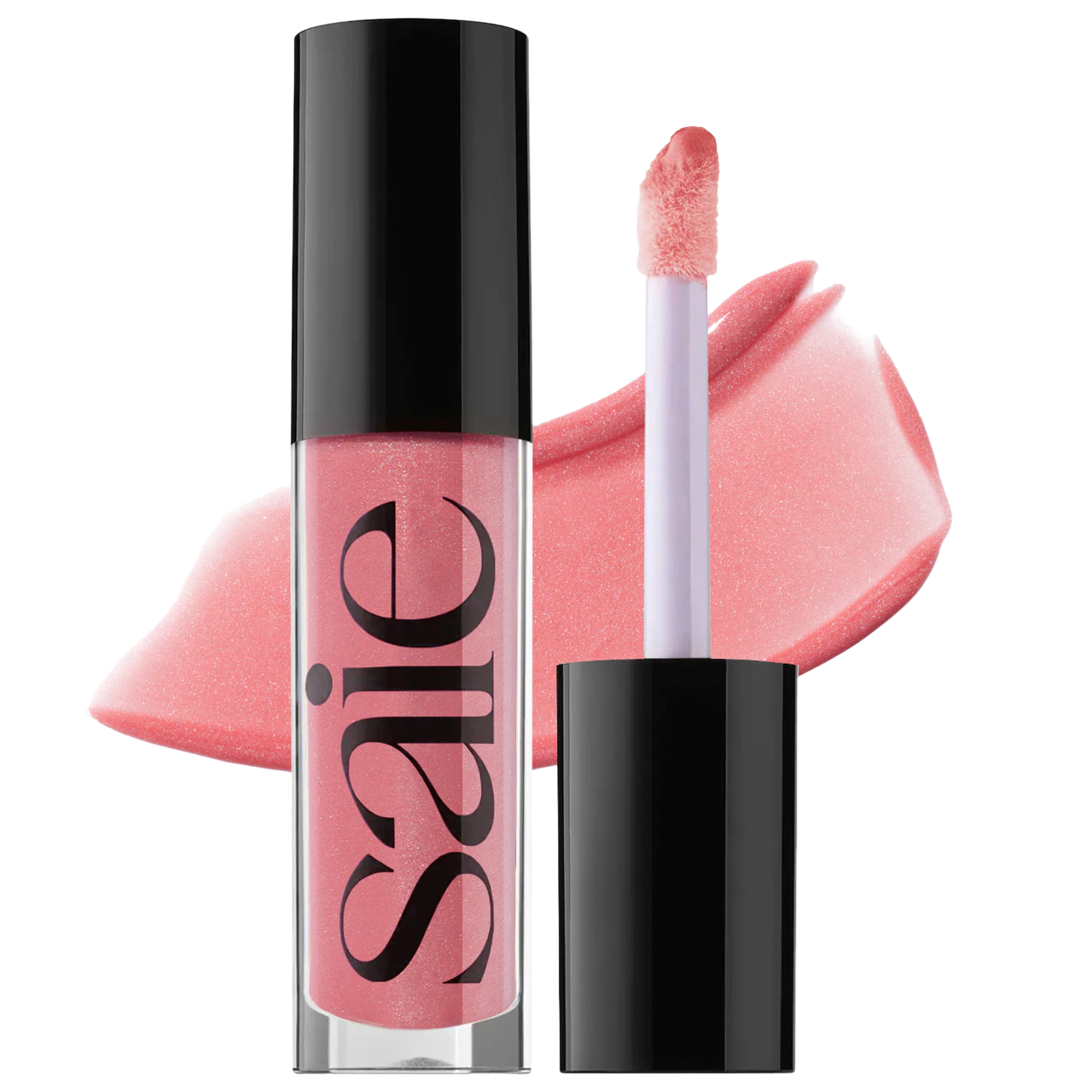 Aceite de brillo labial hidratante de alto brillo Saie Glossybounce
